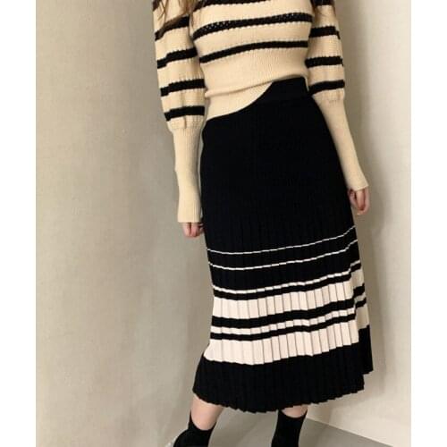 WAITSUN Knitted Pencil Skirts