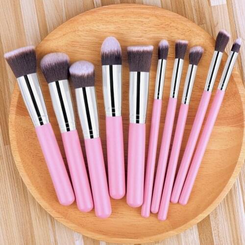 10 makeup brush sets 5 big 5 small sets of brush beauty tools