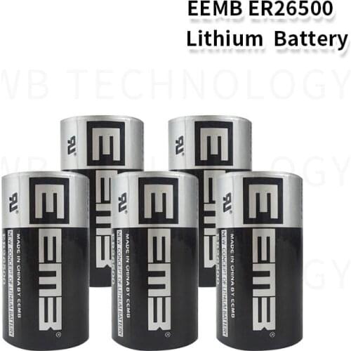 10pcs EEMB ER26500 3.6V 9000mAh C type PLC control lithium battery Brand New Free Shipping
