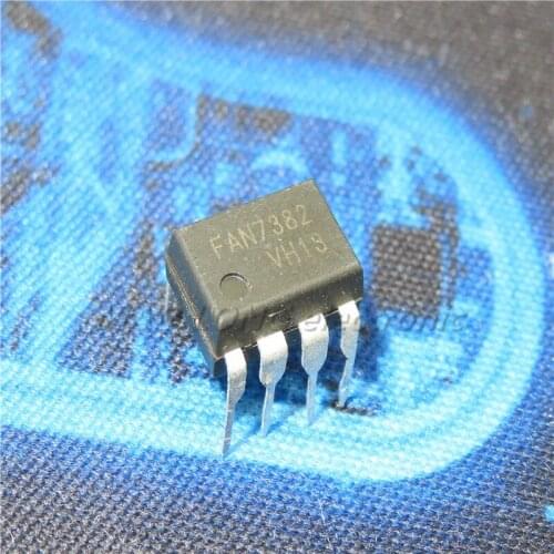 100PCS/LOT FAN7382 DIP-8 LCD power chip
