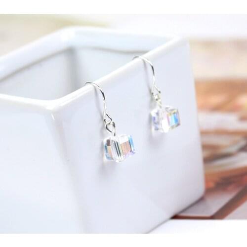 2021 H6676 Fashion Summer Square Crystals Link Chain Stretch Charm Bracelets For Women Adjustable Party Jewelry Pulseras Mujer