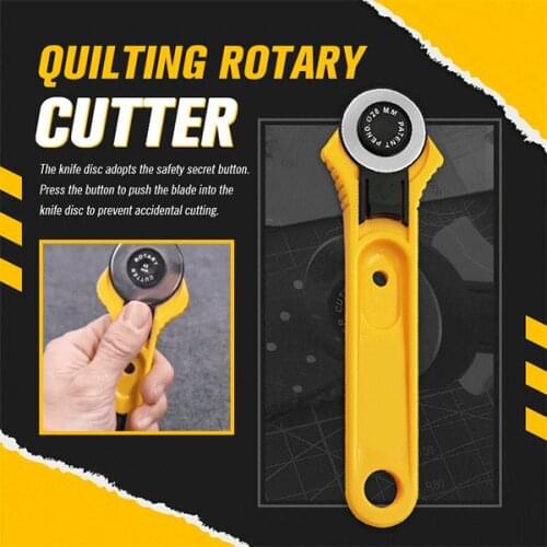 45Mm Rotary Cutter For Leather Set Blades For Fabric 28Mm Circular Quilting Cutting Patchwork Cut Tool Quilting Rotary Cutter