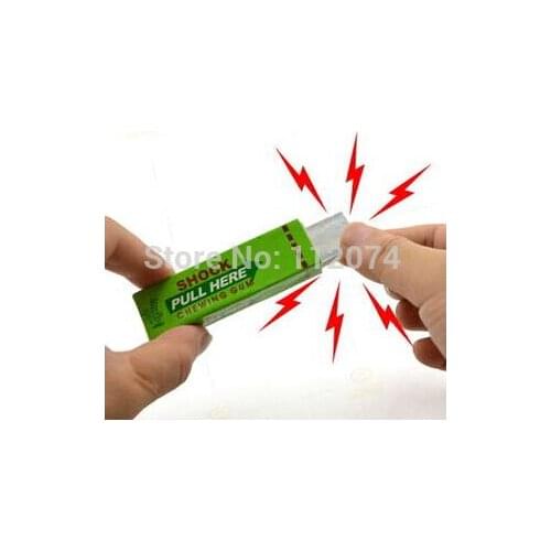 5pcs/lot Electric Shock Chewing Gum Magic Trick Comedy Close Up Magic Safety Trick Joke Toy Fantastic Aniti-stress Toys Party