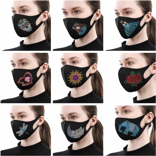 5d Diamond Painting Mask Outdoor Face Protect Reusable Dustproof Masque Diamond Mask Animal Decor Rhinestone Mosaic Diamond