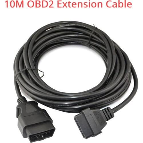 Car OBD2 Extension Cable 16PIN 10M Male to Female Connector 10m 16 PIN Male Female OBD 2 Connector Adapter