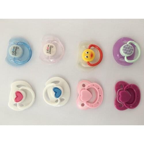 Newborn Babies Reborn Doll Supplies Pacifier with Magnet for Reborn Baby