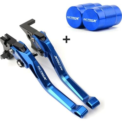 FOR HONDA NC750X NC 750 X 2016-2020 5D Adjustable Motorcycle High quality Brake Clutch Levers & Tire Valve caps Cover