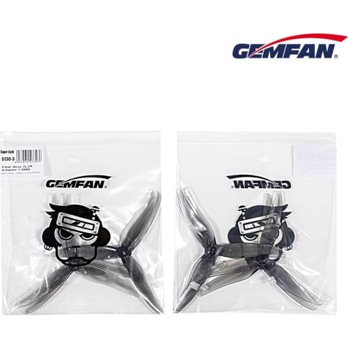 Gemfan SL5130 5.1X3X3 3-Blade PC Propeller Ultralight Props for RC FPV Racing 5inch Mini Long Range Drones Replacement DIY Parts