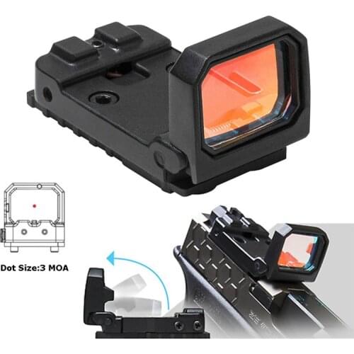 Flip Red Dot Sight for Hunting 20mm Picatinny Rail Mount Glock RTM Holographic Reflex Sights
