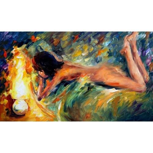 Beautiful Painting Home Decor aura of love Colorful oil paintings Canvas Abstract Modern Fine Art High quality Handpainted