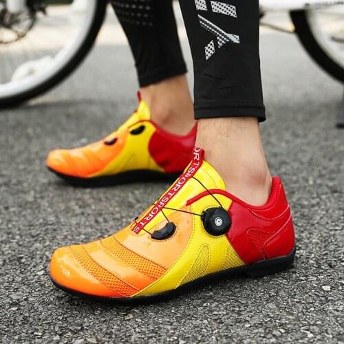 Road Cycling Shoes Men Sneakers Women Non-Locking Breathable Bike Bicycle MTB Road Racing Riding Shoes Sapatos De Ciclismo