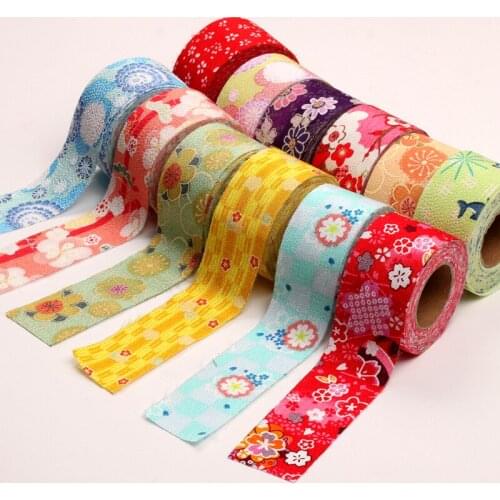 3cm Wide Japanese Style Crepe Bowknot Hair Accessories Diy Material Edging Strip Long Strip Fabric TJ4232 Seam Material