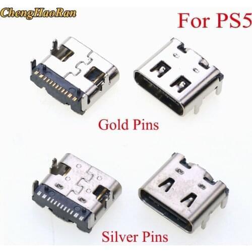 ChengHaoRan Micro USB 3.1 Type C Charging Port Plug Power Connector Type-C Charger Socket for PlayStation 5 Wireless PS5 Console
