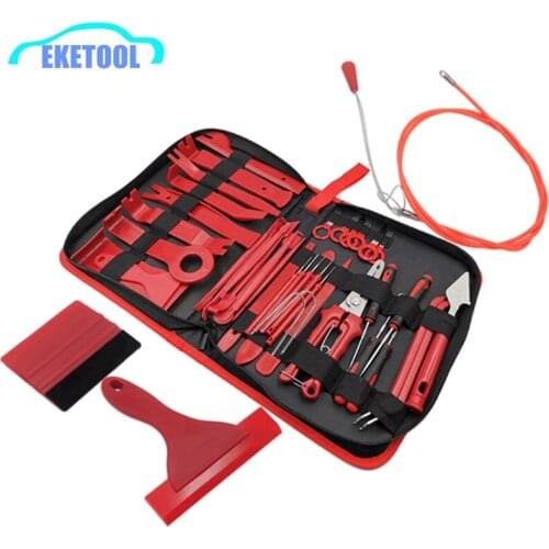Repair Hand Tools Kit Car Dash Audio Removal Installer Pry Audio Radio Repair Tool Kit Interior Door Panel Trim Tool