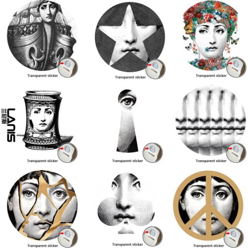 NO.197-220 Designer Lina Wallpaper The Same As Transparent Stickers for House Decoration Living Room Wall Decor 1 PCS