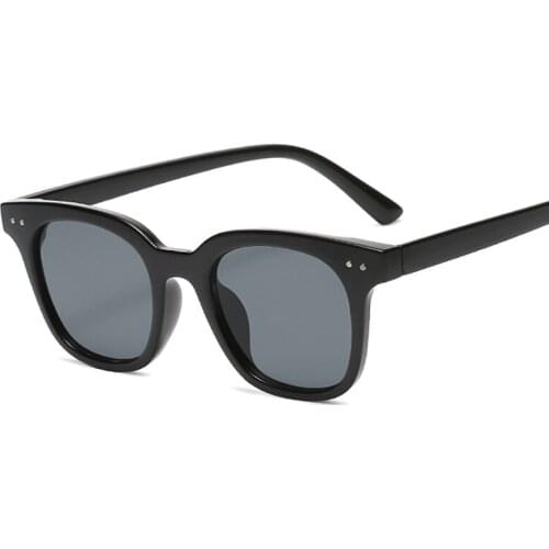 New fashion small box square unisex sunglasses trend rice nail sunglasses women casual wild driving street shooting glasses