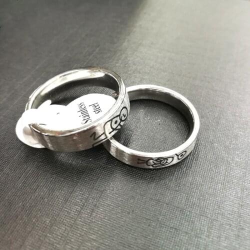 Romantic Proposal Lovers Ring Stainless Steel Couple Rings 36pairs/lot