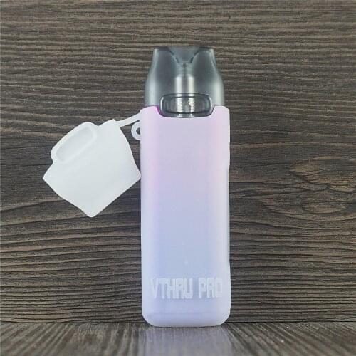 10pcs Silicone Case for VOOPOO V.THRU Pro Pod Kit 25W Vape Texture Cover Skin Rubber Sleeve Shield leather Wrap VOOPOO VTHRU Pro