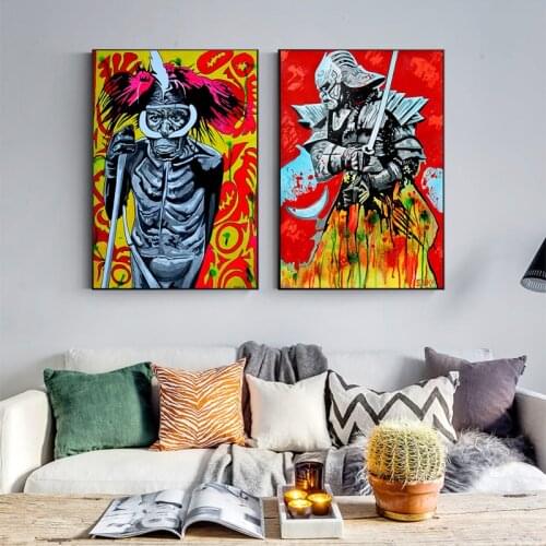 Modern Abstract Canvas Painting Graffiti Man Art Posters and Prints Nordic Picture On The Wall Home Decor Living Room Frameless