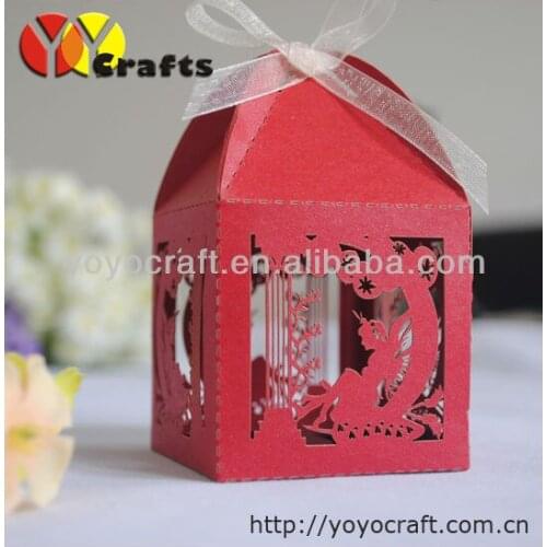 Wedding favors!Various colors kinds of laser cut candy box Laser cut wedding favours Alice wedding favors box