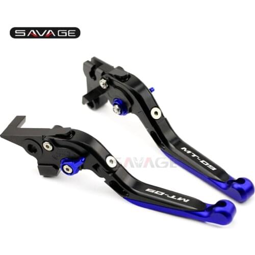 Brake Clutch Lever For YAMAHA MT-09/SP MT09 Tracer 900 2014-2020 15 16 17 18 19 CNC Folding Extendable Motorcycle logo MT-09