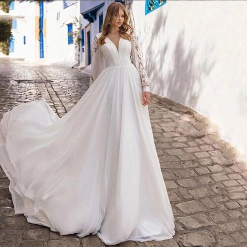 Wuzhiyi Chiffon Wedding Dresses