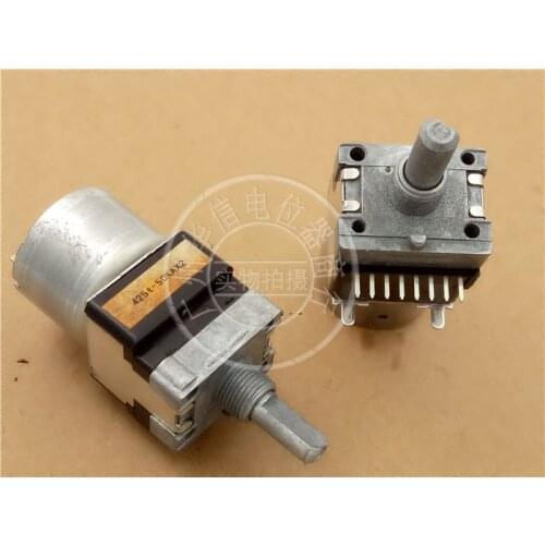 Japan ALPS RK16812MG04YA Double Motor Potentiometer A50K Shank Length 20MMF A50KX2