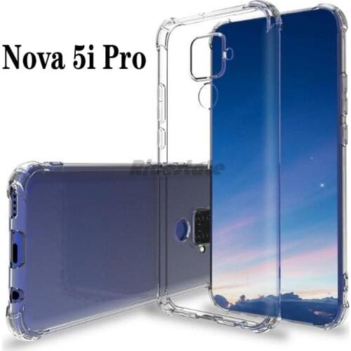 Huawei Nova 5i Pro Airbag Anti-shock Case Nova5i Pro Transparent Soft TPU Dropproof Shockproof Phone Case for Huawei Nova 5i Pro
