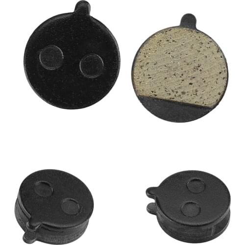 1 Pair Round Short-handled Semi-metallic 2-hole Brake Pads Matche Brake Pads of The Same Chinese Brands of Cable-pull Disc Brake