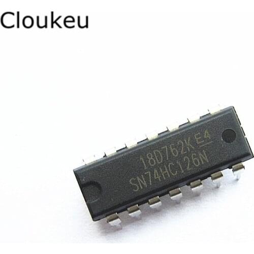 10Pcs 74HC126 SN74HC126N DIP-14
