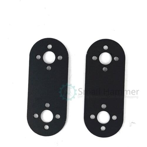 2pcs One-word steering gear bracket Mechanical arm multi-functional bracket Model DIY