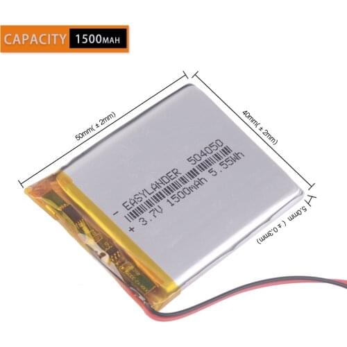 484251 3.7V 1500mAh 504050 484251 lithium polymer battery Li-Po Batteries For Tablet PC MP3 MP4 navigation instruments toys