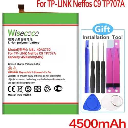 Wisecoco NBL-40A3730 Battery For TP-LINK Neffos C9 TP707A CellPhone In Stock High Quality +Tracking number