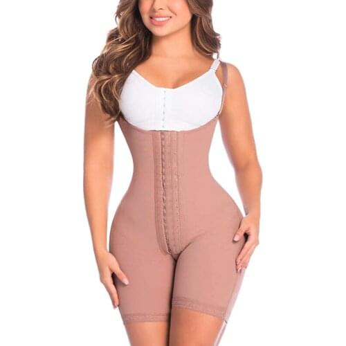 Bodysuit Front Closure Charming Curves PostpartumTummy Control Reducing and Shaping High Compression Lace Sexy Garments