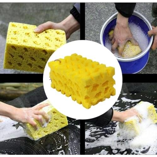 Large Car Motorcycle Sponge Cleaning Block Honeycomb Sponge Washing Sponge Coral Absorbancy Cleaning Tools