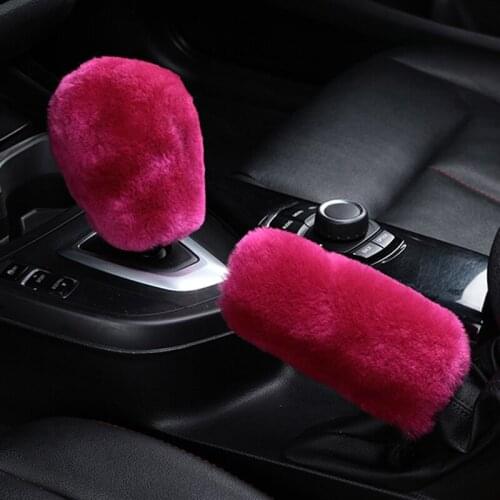 Gear Shift Collar Cover Car Handbrake Grips Hand Brake Covers Parking Brake Car Accessories for Suzuki SX4 SWIFT Alto Liane