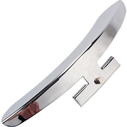 Zinc Alloy Banjo Armrest Single Leg Banjo Replacement Parts Chrome Plated