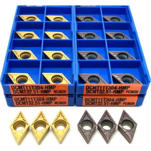DCMT11T304 DCMT11T308 HMP NC3020 NC3030 Internal Turning Tool Carbide Insert CNC High quality cutting tool