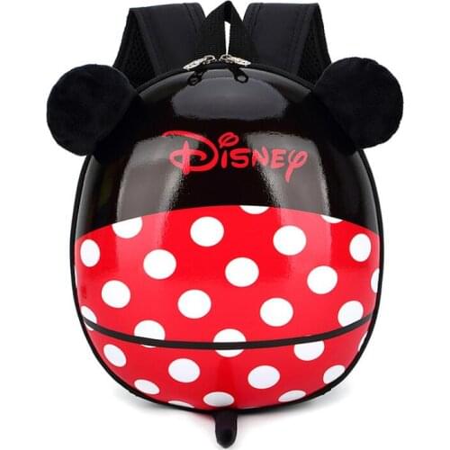 Disney Mickey Childrens school bag kindergarten boy girl baby backpack minnie cute cartoon egg shell backpack