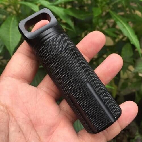 Capsule Survival Seal Trunk Waterproof Hike Box Container Outdoor Dry Bottle Holder Storage Camp Medicine Match Pill Case