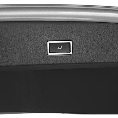 Switch button of the car trunk is decorated with bright frame For Volkswagen T-ROC T ROC 2018 Car accessories