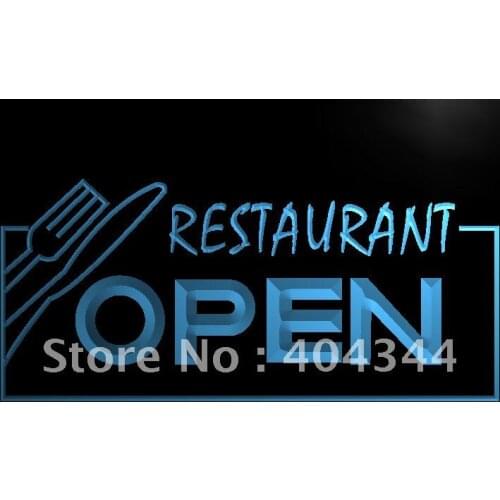 LB141- OPEN Restaurant Display Bar Pub LED Neon Light Sign home decor crafts