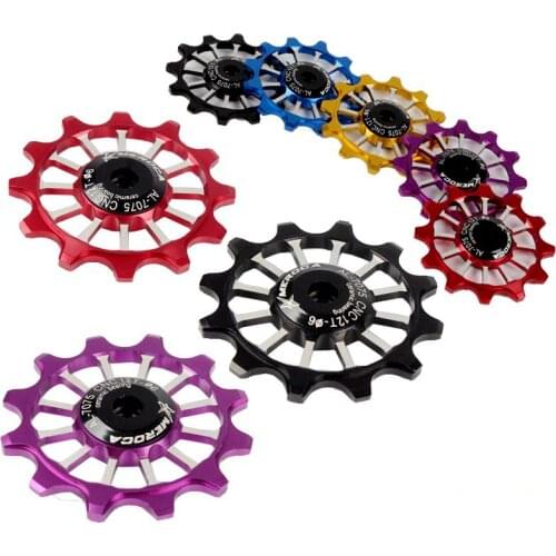 Aluminuim 12T NEW Jockey Wheels Ceramic Bearing Derailleur Pulley 8/9/10/11s Bike Bicycle Rear