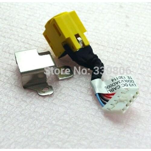 New/Orig DC IN Power Jack w/Cable+Bracket For Lenovo Thinkpad T430U Series,FRU 04W4428