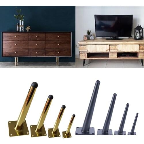 Furniture Legs Slant Iron Kitchen Cabinet Couch Sofa Table Bed Lounge Leg Feet