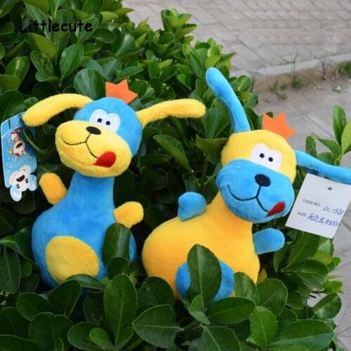 Orange/Yellow Funny dog chew toy Cartoon big ear dog pet squeak toy bite vocal dog toy plush high quality pet products