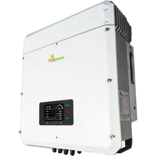 Solar Power On Grid Inverter 8kw 10kw 15kw 20kw Input MPPT Waterproof Grid Tie Solar Power Inverter 8000W 10000W Wifi DC Switch