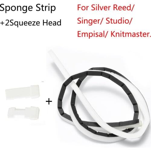 100cm Needles Sponge Bar Strip + 2 Squeeze head for Silver Reed/ Singer/ Studio All Model Knitting Machine SK210 SK270 SK280