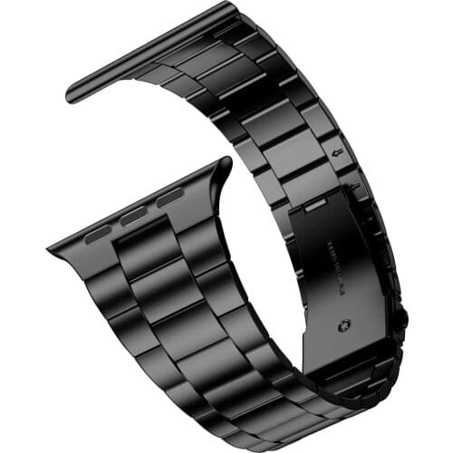 Ultra-Thin Strap for Apple Watch 5/4 Band 44mm 40mm No Gap Design Stainless Steel Business Bands iWatch 38mm 42mm Slim Bracelet