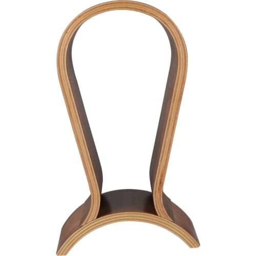 U-type Headset Bracket Desktop Wooden Headphone Stand Headset Display Rack